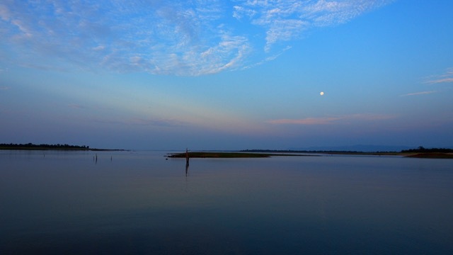 Vollmondnächte auf dem Lake Kariba Simbabwe, Foto Sabine Lueder